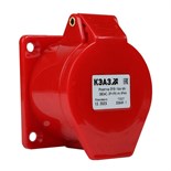 Розетка фланцевая 315 16А 380AC 3P+PE+N 6ч IP44 КЭАЗ 222759 328297