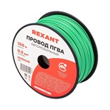 Провод ПГВА 0.5 З бухта (м) Rexant 01-6513 251036