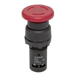 Кнопка SW2C-11MZ повор. гриб кр. NO+NC EKF sw2c-mz-r 240747