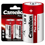 Элемент питания алкалиновый D/LR20 1.5В Plus Alkaline LR20-BP2 BL-2 (блист.2шт) Camelion 1654 197970