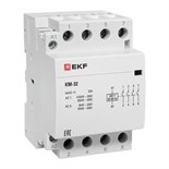 Контактор модульный КМ 32А 4NО (3 мод.) EKF km-3-32-40 147145