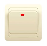 Выключатель 1-кл. СП Classic 10А IP20 с индикацией крем. POWERMAN 1156499 67957