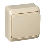 Переключатель проходной 1-кл. ОП Этюд 10А IP20 крем. SE BA10-004K 87926