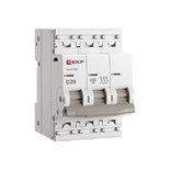 Выключатель автоматический модульный 3п C 20А 6кА ВА 47-63N PROxima EKF M636320C 1699293