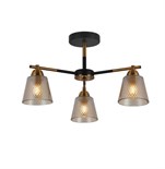 Люстра Kello Е27х3 60Вт IP20 Freya FR4015PL-03BBZ 1950186