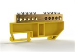 Шина PE "земля" на DIN-изоляторе 8х12мм 10 отвер. латунь TOKOV ELECTRIC TKE-BCB-812-10-DIN/PE 1855432