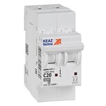 Выключатель автоматический модульный OptiDin BM63-2C20-4.5-УХЛ3 КЭАЗ 326804 1671037