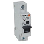 Выключатель автоматический модульный 1п C 6А 4.5кА ВА47-29-1C6-УХЛ3 КЭАЗ 318208 1654957