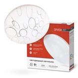 Светильник светодиодный DECO ОРИОН 48Вт 230В 6500К 4320лм 380х55мм IN HOME 4690612038629 1583491