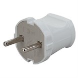 Вилка без заземл. прямая 10А бел. Vx1-W ЭРА Б0039671 1499924