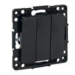 Выключатель 3-кл. Стокгольм 10А механизм черн. PROxima EKF EZV10-024-10 1475072