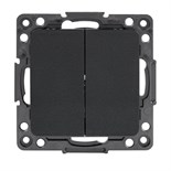 Выключатель 2-кл. Стокгольм 10А механизм черн. PROxima EKF EZV10-023-10 1396224