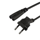 Шнур сетевой 1.5м 2х0.75кв.мм угловая вилка (уп.10шт) Rexant 11-1104 288938