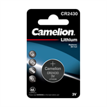 Элемент питания литиевый CR2430 BL-1 (блист.1шт) Camelion 3073 197902