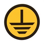 Знак "Земля" круглый d20мм EKF an-1-04 92974