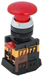 Кнопка "Грибок" AELA-22 d22мм 1з+1р 240В неон красн. IEK BBG20-AELA-K04 53290