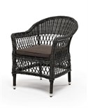 "Сицилия" плетеный стул из искусственного ротанга, цвет графит YH-C1620W graphite
