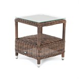 "Форио" столик кофейный из искусственного ротанга, цвет коричневый YH-S4676W-2 brown
