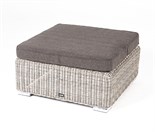 "Лунго" плетеная оттоманка с подушкой, цвет бежевый YH-S4019W-1 beige