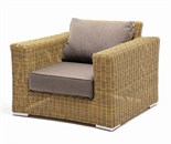 "Боно" кресло из искусственного ротанга, цвет соломенный YH-C1515W