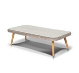 "Прованс" столик журнальный из ротанга, цвет бежевый YH-SYH272W-T beige