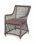 "Латте" плетеное кресло из искусственного ротанга, цвет графит YH-C1619W-2 graphite