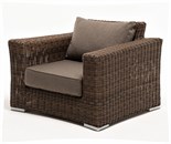 "Боно" кресло из искусственного ротанга, цвет коричневый YH-C1515W brown