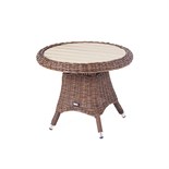"Равенна" кофейный стол из искусственного ротанга, цвет коричневый YH-S4329P brown