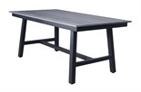"Сан Ремо" стол обеденный из ДПК, каркас алюминиевый темно-серый GFS4762T grey