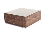 "Лунго" журнальный столик плетеный, цвет коричневый YH-S4019G brown