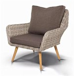 "Прованс" кресло из искусственного ротанга, цвет бежевый YH-SYH272W-CH beige