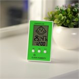Термометр Luazon LTR-12, электронный, указатель влажности, часы, МИКС 769827