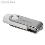 Флешка Mirex SWIVEL WHITE, 32 Гб, USB2.0, чт до 25 Мб/с, зап до 15 Мб/с, белая 2891053