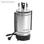 Электрошашлычница ENERGY НЕВА-1, 1000 Вт, 5 шампуров, серебристая 2877707