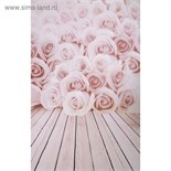 Фотофон винил "Розы" стена+пол 80х125 см 2778338