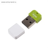 Флешка Mirex ARTON GREEN, 32 Гб, USB2.0, чт до 25 Мб/с, зап до 15 Мб/с, белая-зеленая 4245659