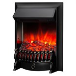 Электроочаг Fobos Lux Black, 20", 2000 Вт, 2 режима обогрева, муляж сгоревших дров 4338264