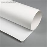Фотофон PVC однотонный "Белый" 70х140 см 4353918