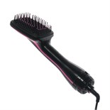 Фен-щётка Luazon LFS-01, 1600 Вт, 3 скорости, 1 насадка, чёрно-розовая 4050162