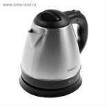 Чайник электрический ENERGY E-212, металл, 1.2 л, 1500 Вт, серебристый 4964438