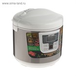 Мультиварка OPTIMA MC-5101, 900 Вт, 5 л, 11 программ, серебристая/белая 5044151