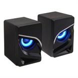 Компьютерные колонки 2.0 Qumo Rage AS005, 10 Вт, USB, чёрные 5296887