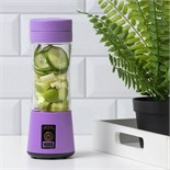 Блендер Luazon LBR-01, портативный, 24 Вт, 380 мл, USB, фиолетовый 5035569