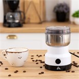 Кофемолка электрическая Luazon LCG-01, 120 Вт, 85 г, белая 7087863