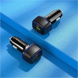 Автомобильное зарядное устройство Borofone BZ14A, PD20W + QC3.0, 3 А, чёрное 9088799