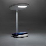 Зеркало Luazon KZ-08, подсветка, настольное, 30 диододов, беспроводная зарядка, лампа, белое 7995416