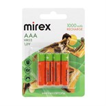 Аккумулятор Mirex, Ni-Mh, AAA, HR03-4BL, 1.2В, 1000 мАч, блистер, 4 шт. 9633043