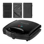 Мультипекарь Galaxy GL 2959, 800 Вт, сэндвич, гриль, венские, антипригарное покрытие, чёрный 9951044
