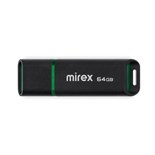 Флешка Mirex SPACER, 64 Гб ,USB2.0, чт до 25 Мб/с, зап до 15 Мб/с, чёрная 10204221