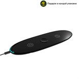 Беспроводное зарядное устройство More choice CW12, 2в1,10В, кабель Type-C,подсветка,черное 10320644
